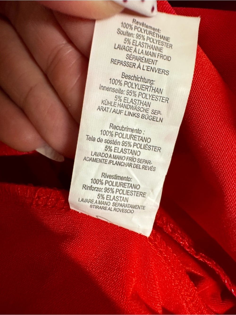 PrettyLittleThing Red Backless High Shine Vinyl Jumpsuit US 8 NWT Halloween - Picture 14 of 14